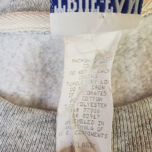 Vintage Crewneck Chicago Bulls Red Gray Sweatshirt Sz XL True Fan Sportswear - Picture 5 of 6